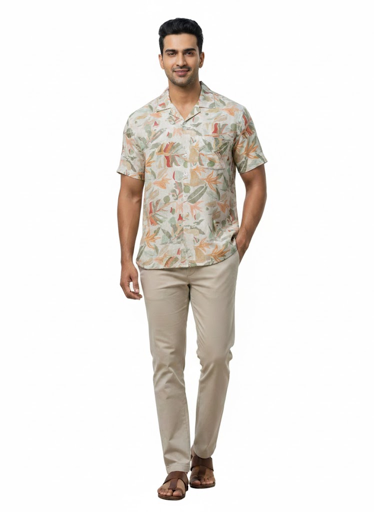 Men’s Casual half sleeve resort shirt for summer RSCCHS-07
