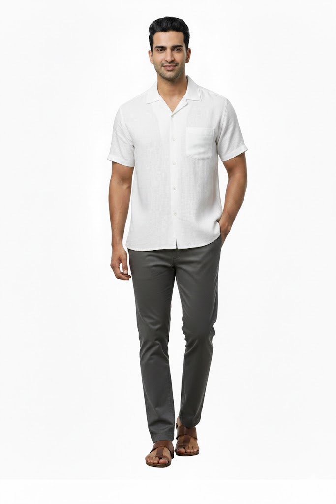 Men’s Regular Collar half sleeve shirt for summer RGCCHS-06