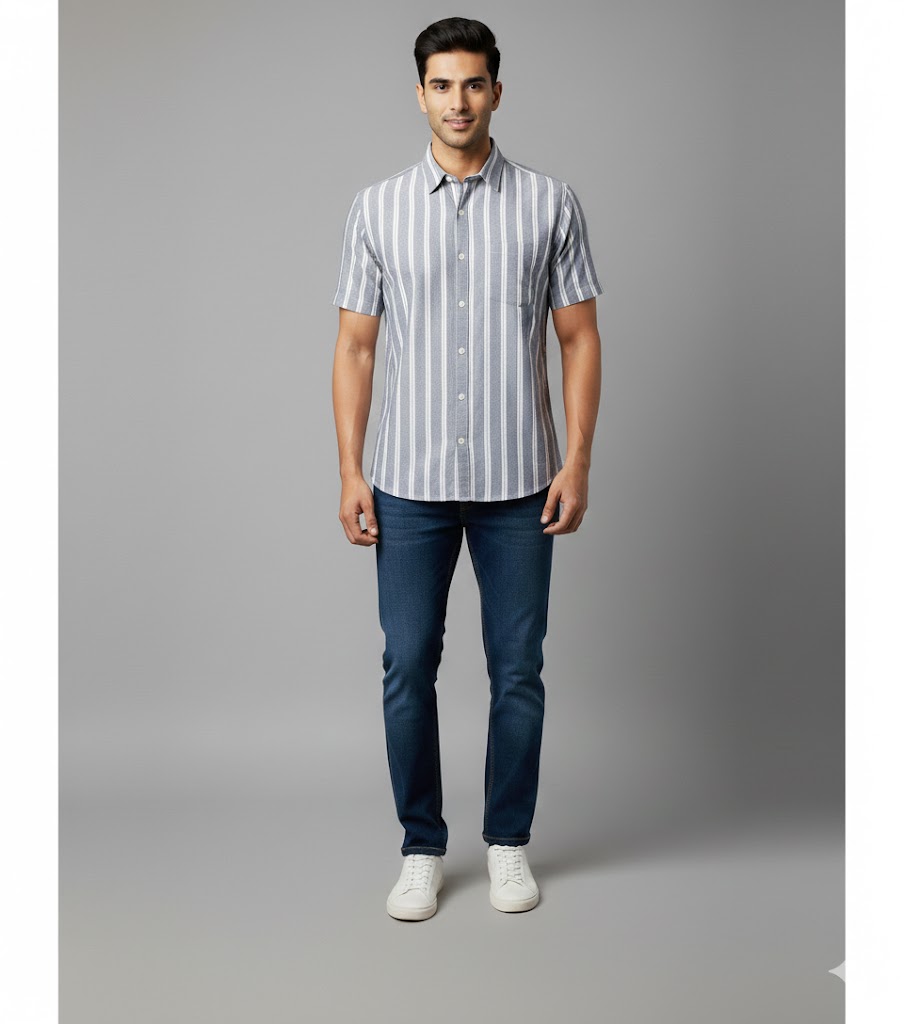 Men’s Regular Collar half sleeve shirt for summer RGCCHS-09