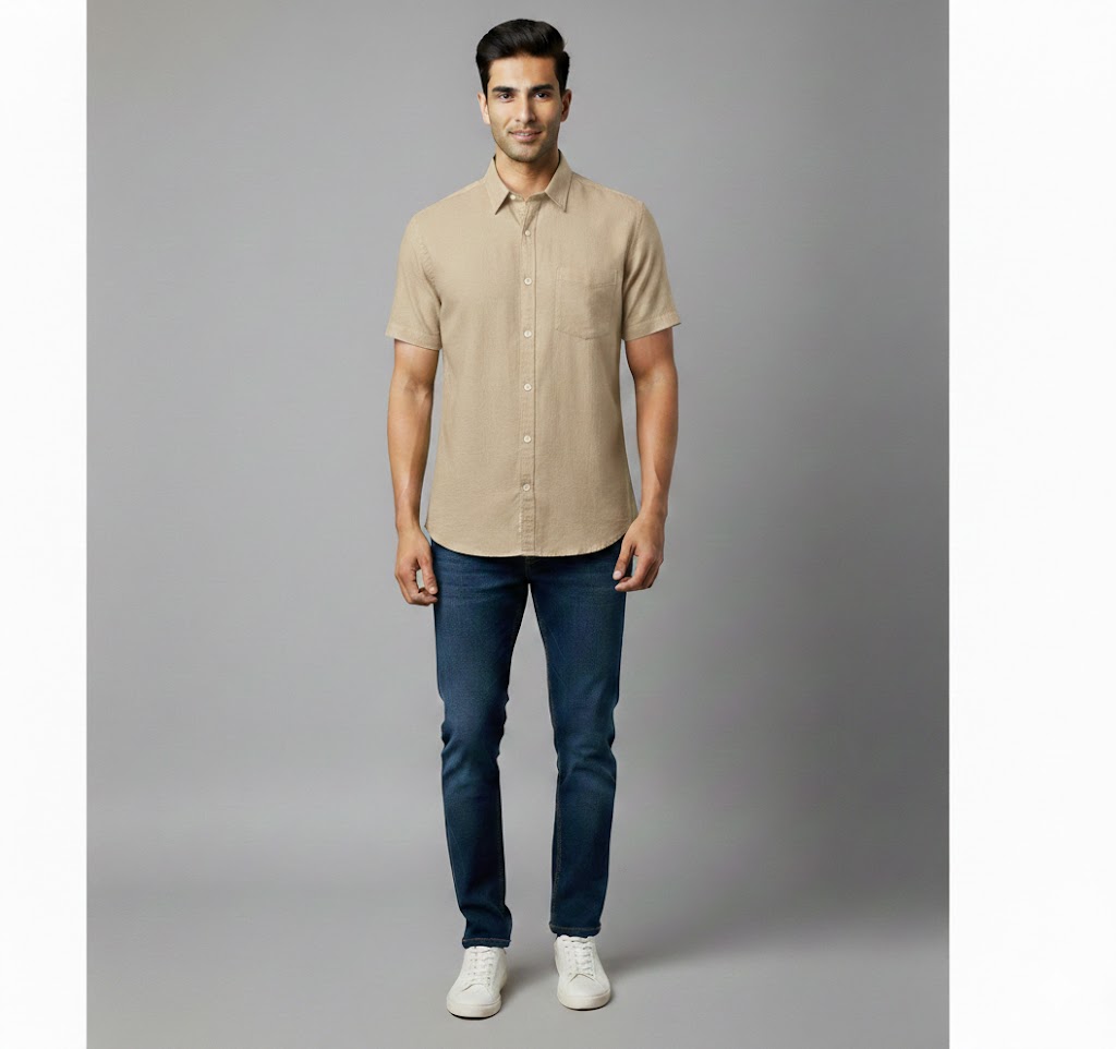 Men’s Regular Collar half sleeve shirt for summer RGCCHS-11