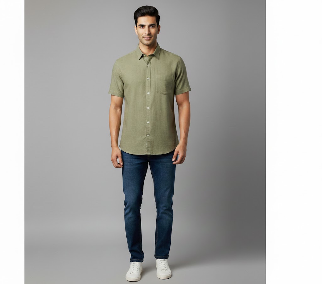 Men’s Regular Collar half sleeve shirt for summer RGCCHS-12