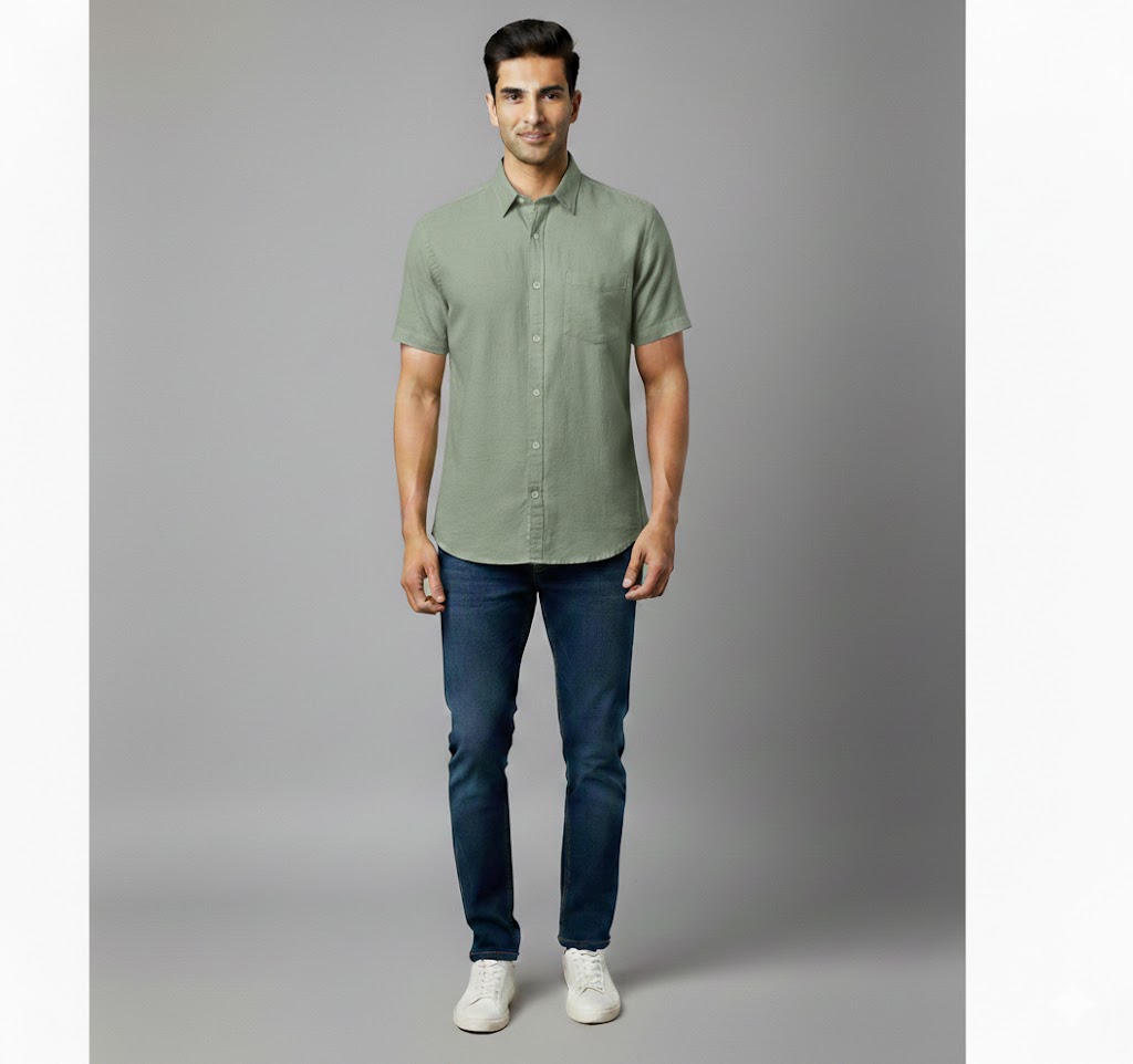 Men’s Regular Collar half sleeve shirt for summer RGCCHS-13