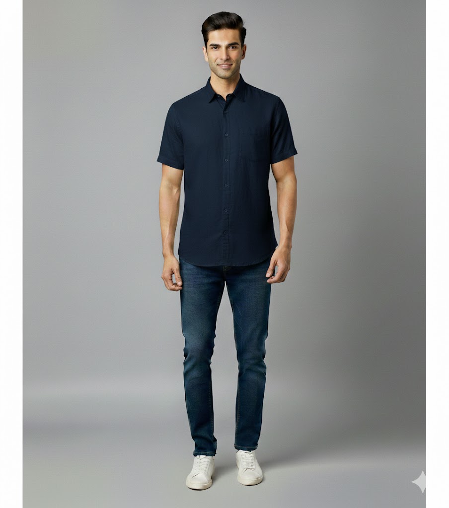 Men’s Regular Collar half sleeve shirt for summer RGCCHS-18